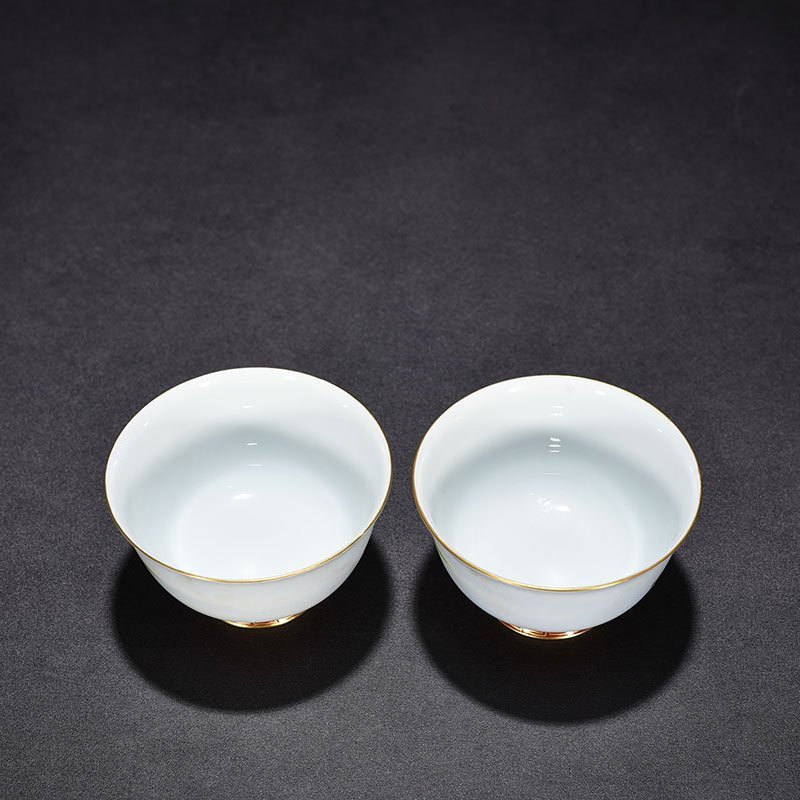 Qing Dynasty Qianlong enamel cup with Western character pattern