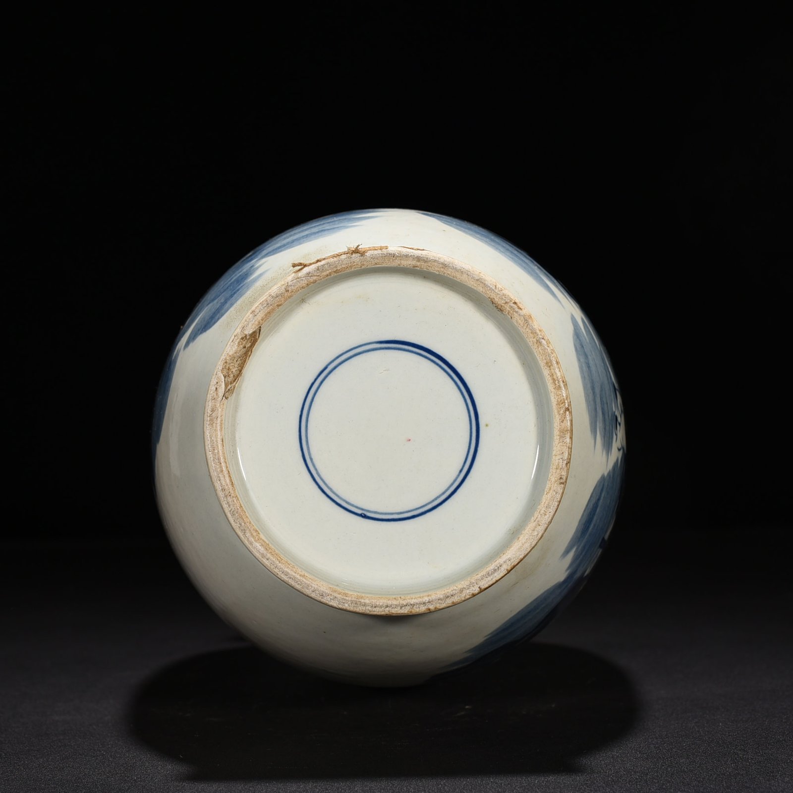 Qing Dynasty Qianlong blue and white three-star amphora
