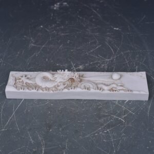Qing Dynasty King Bingrong's dragon-engraved pressure ruler