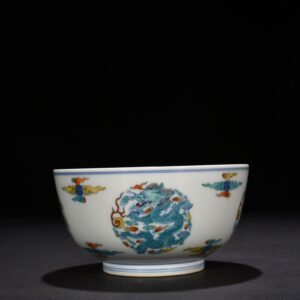 Qing Dyansty Yongzheng Doucai Tuanlong Pattern Arhat Bowl