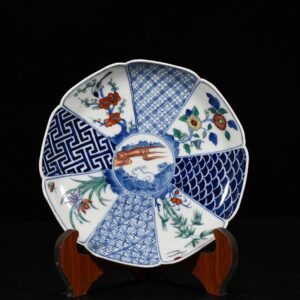 Qing Dyansty Yongzheng Doucai Plum Orchid Bamboo and Chrysanthemum Plate
