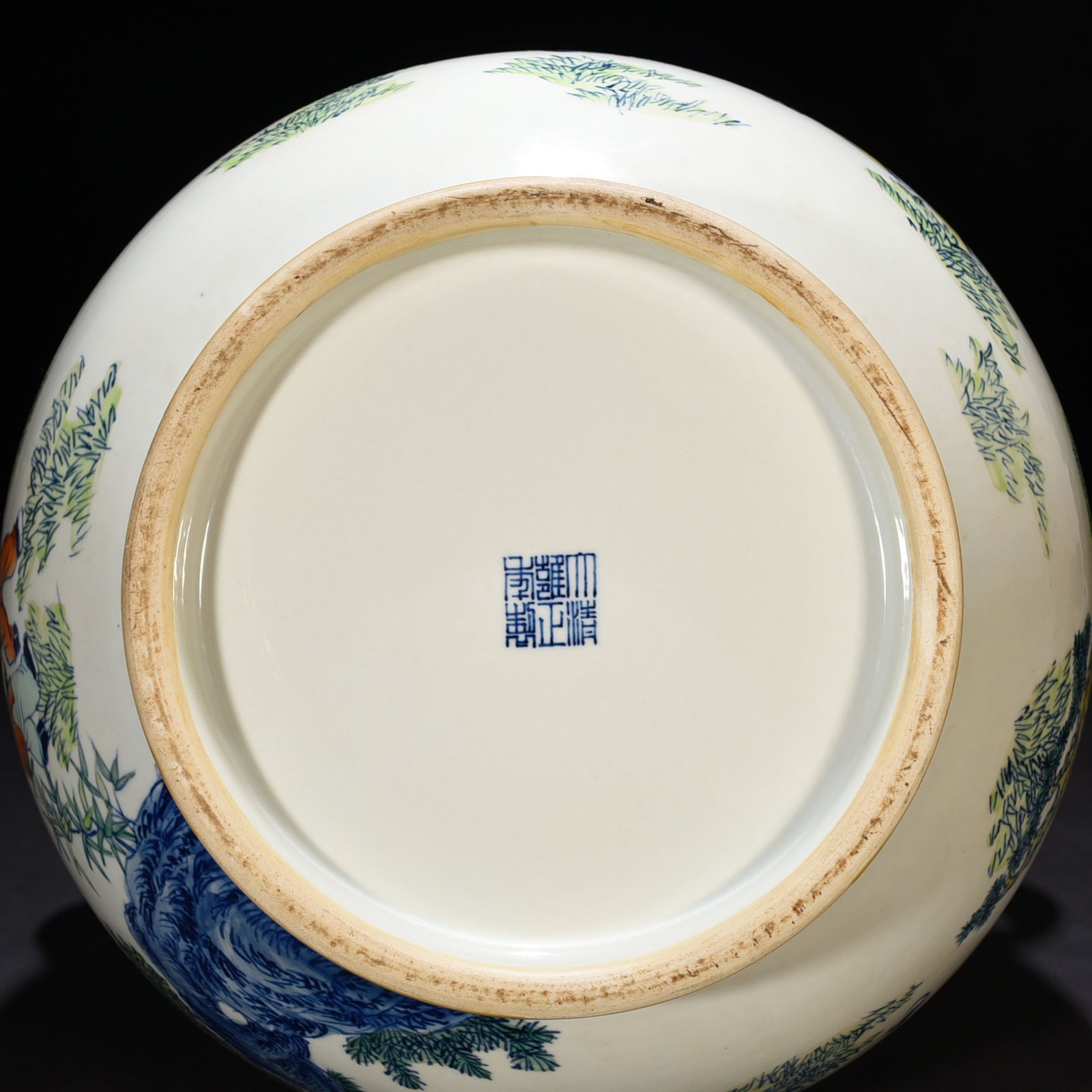 Qing Dynasty Yongzheng Doucai Hundred Sons Playing