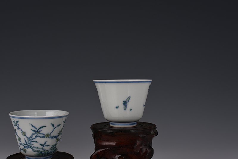 Qing Dynasty Yongzheng colorful flower cup