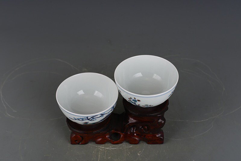 Qing Dynasty Yongzheng Doucai Golden Pheasant Flower and Bird Pattern Bowl