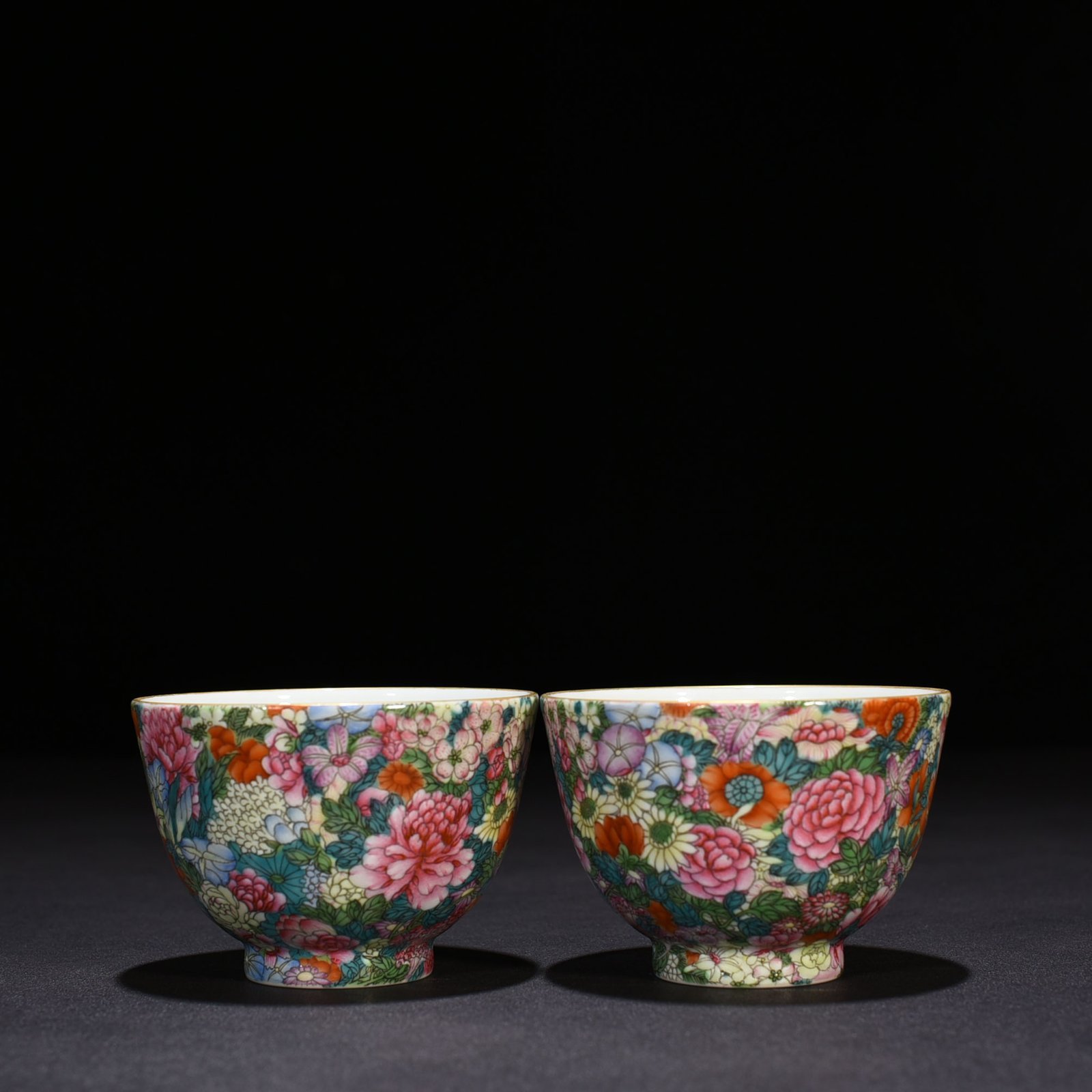Qing Dynasty Yongzheng famille rose color cup