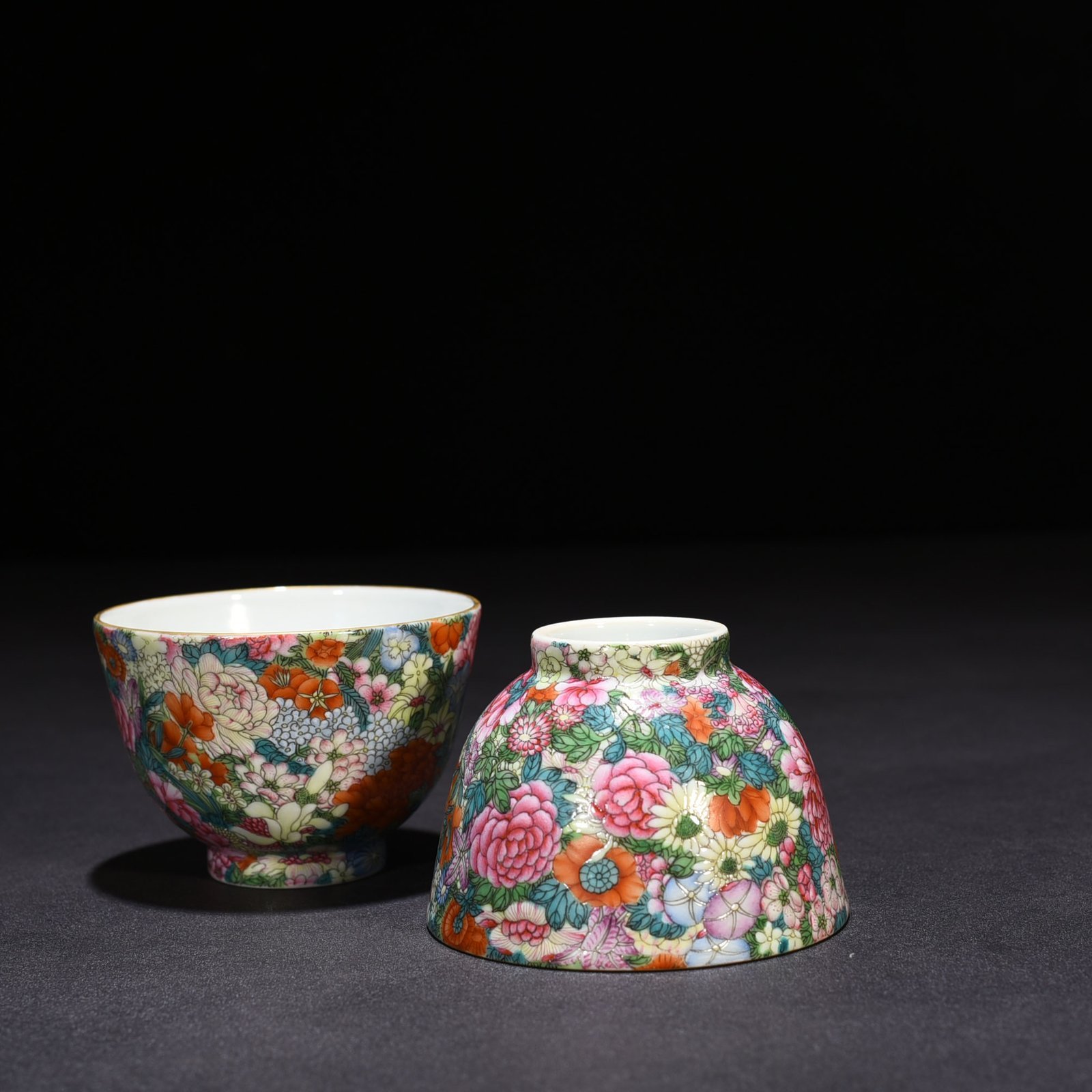 Qing Dynasty Yongzheng famille rose color cup