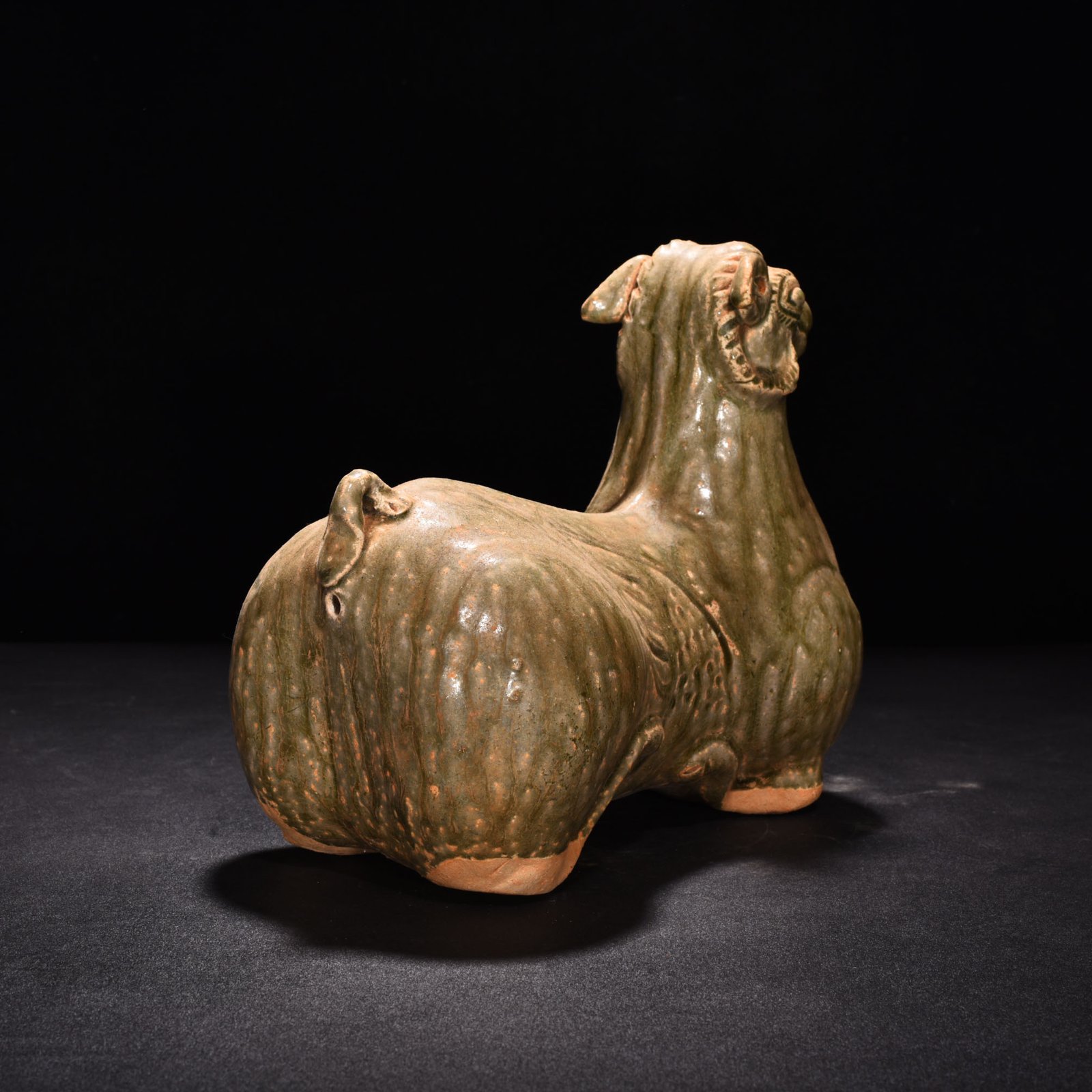 Jin Dynasty Yue kiln celadon sheep statue