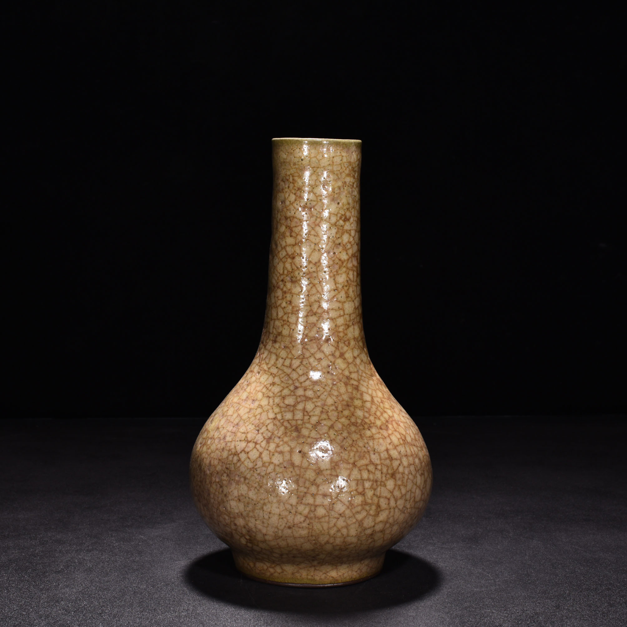 Song Dynasty kiln yellow glaze bile bottle