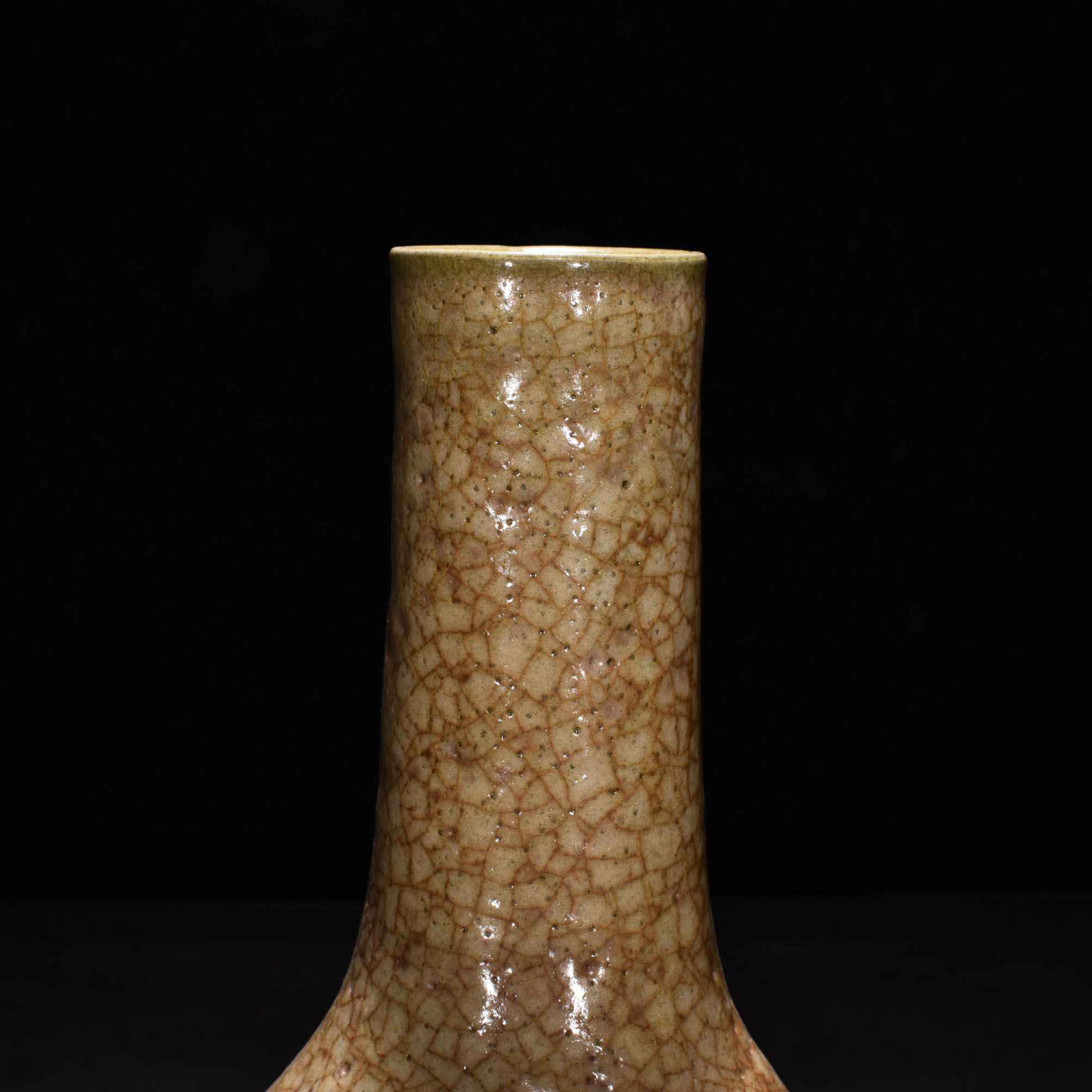 Song Dynasty kiln yellow glaze bile bottle