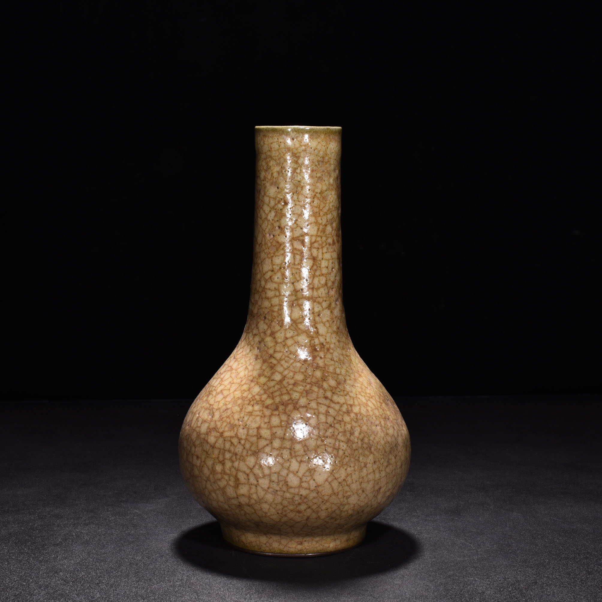 Song Dynasty kiln yellow glaze bile bottle