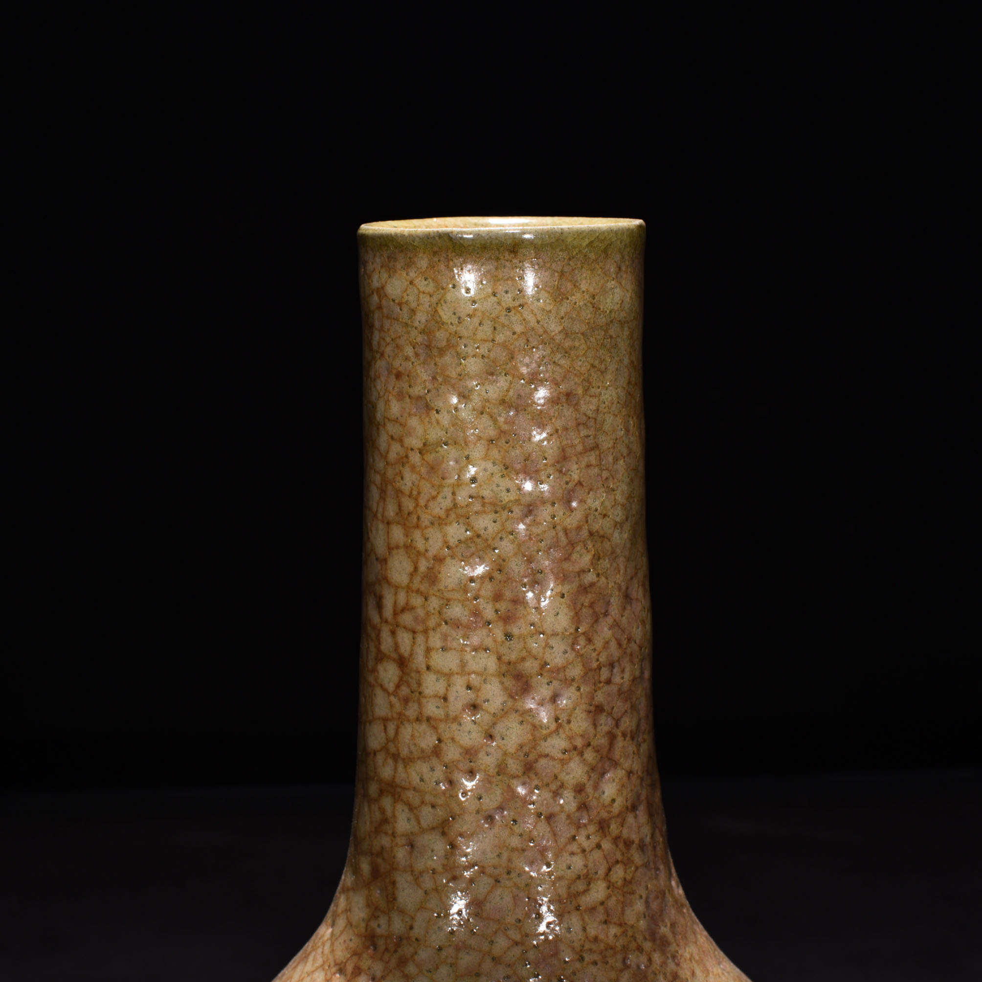 Song Dynasty kiln yellow glaze bile bottle