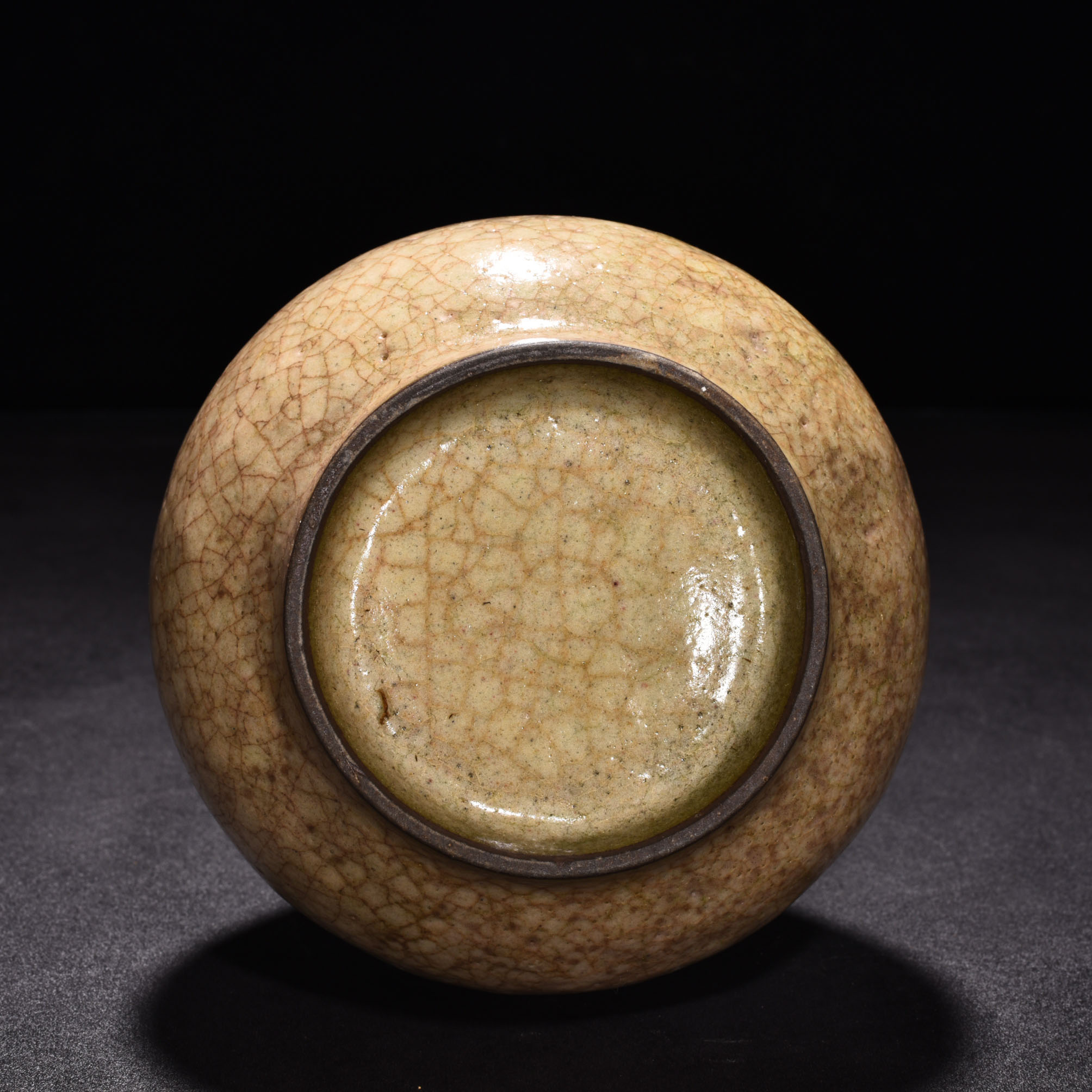 Song Dynasty kiln yellow glaze bile bottle