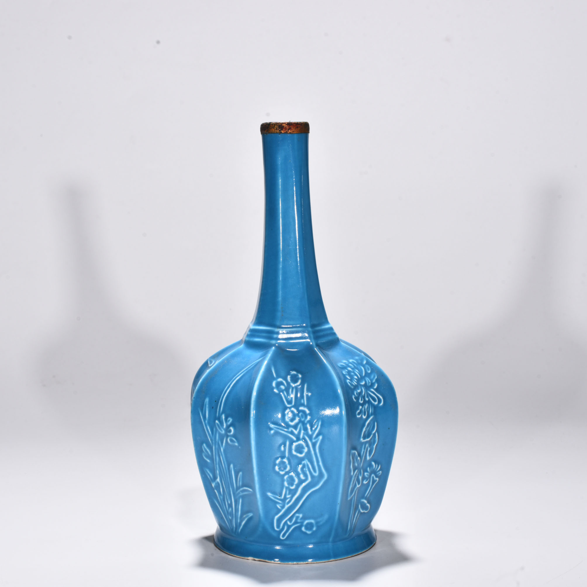Song Dynasty kiln blue glazed Ding plum vase