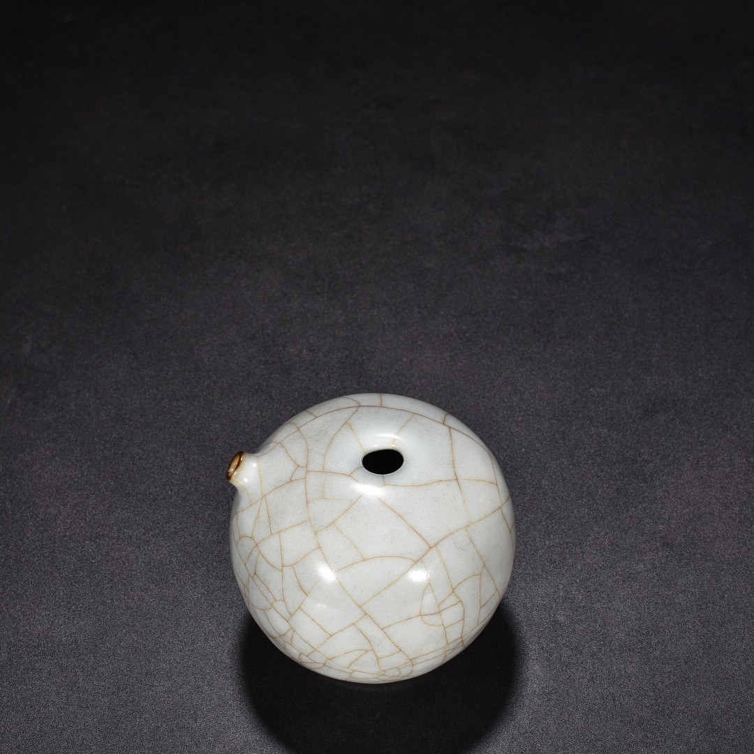 Song Dynasty kiln Moon white glaze inkstone
