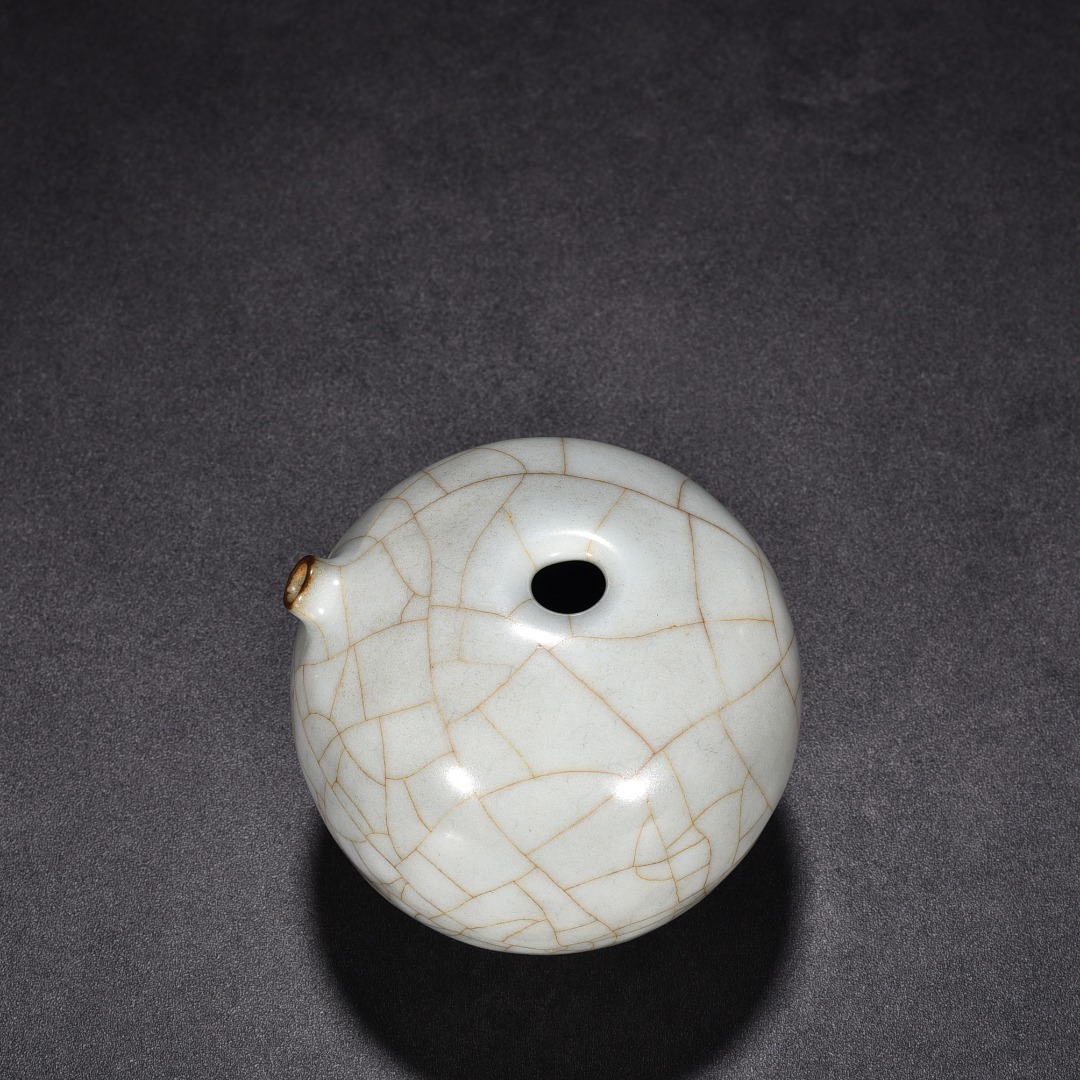 Song Dynasty kiln Moon white glaze inkstone