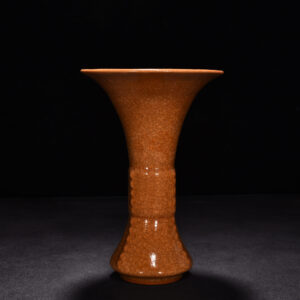 Song Dynasty official kiln beige glaze flower goblet