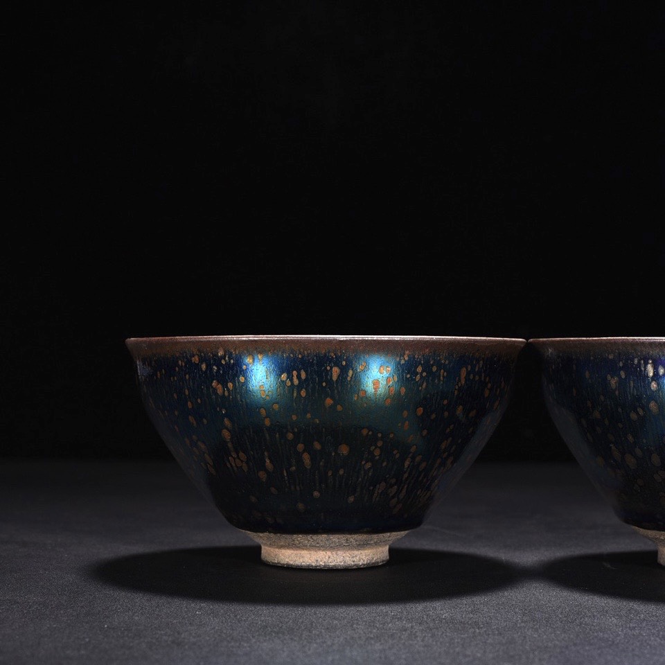 Song Dynasty Jianyao oil drop lamp
