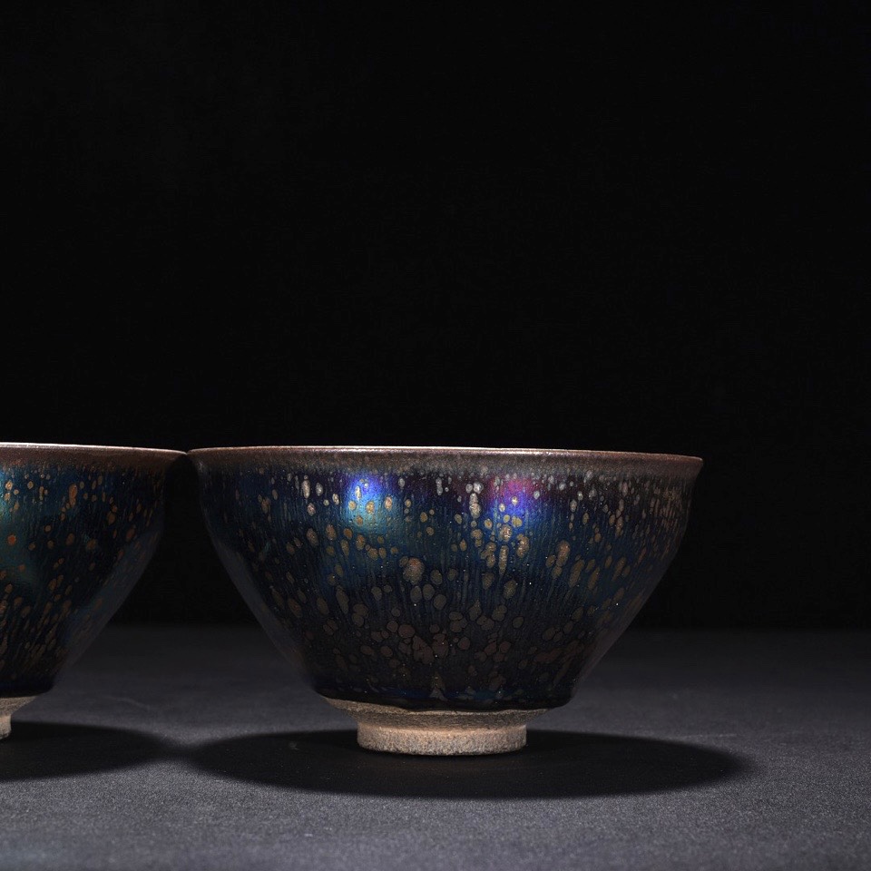 Song Dynasty Jianyao oil drop lamp