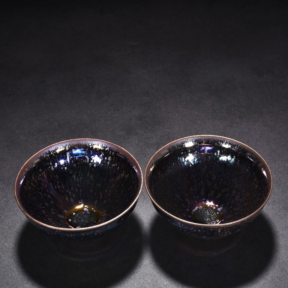 Song Dynasty Jianyao oil drop lamp