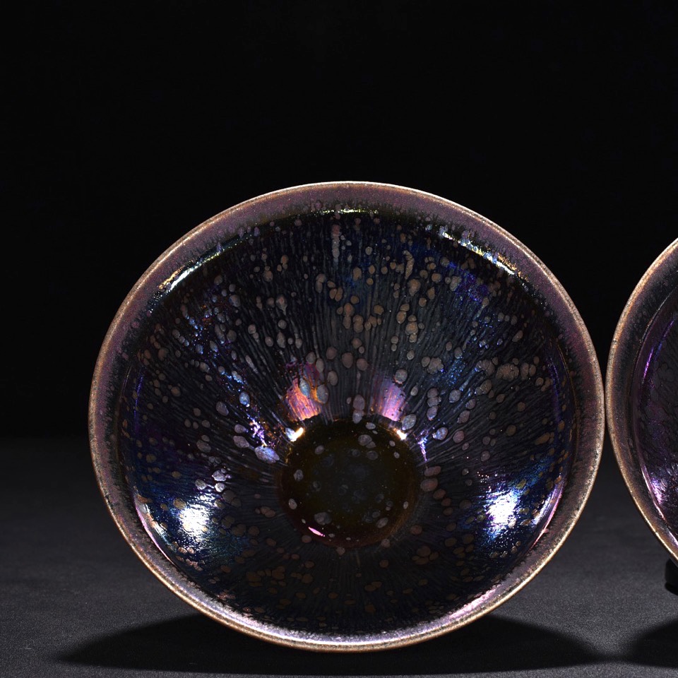 Song Dynasty Jianyao oil drop lamp