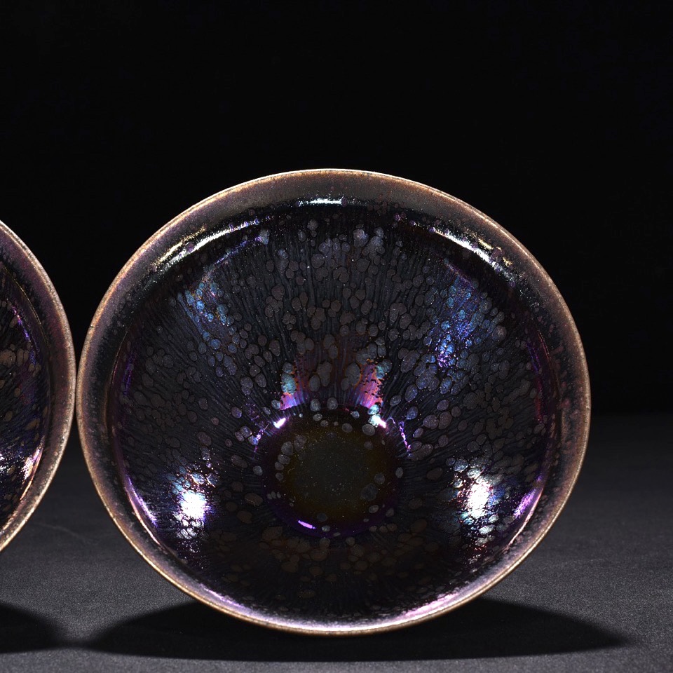 Song Dynasty Jianyao oil drop lamp