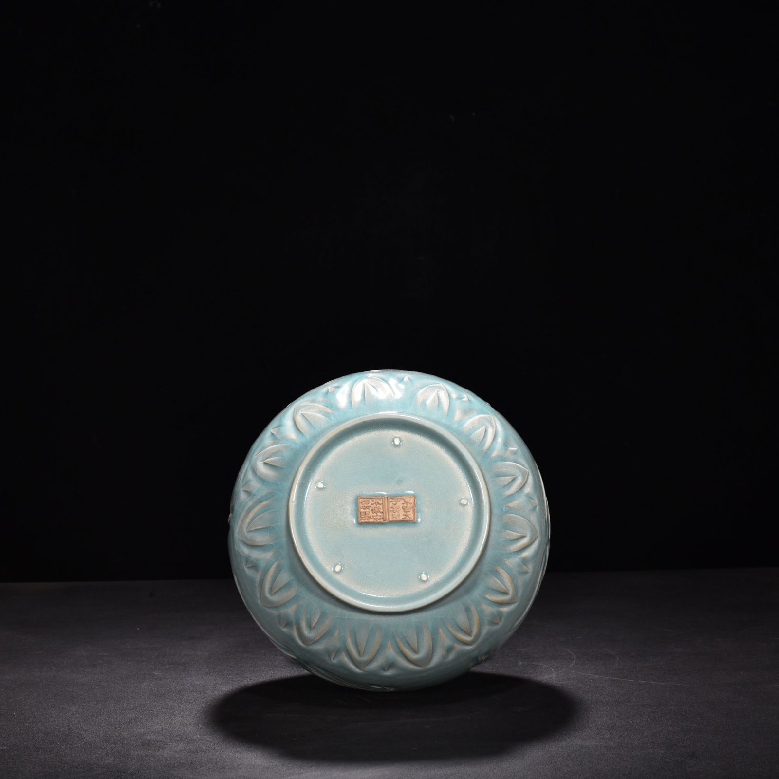 Song Dynasty Ru kiln azure glaze gourd vase