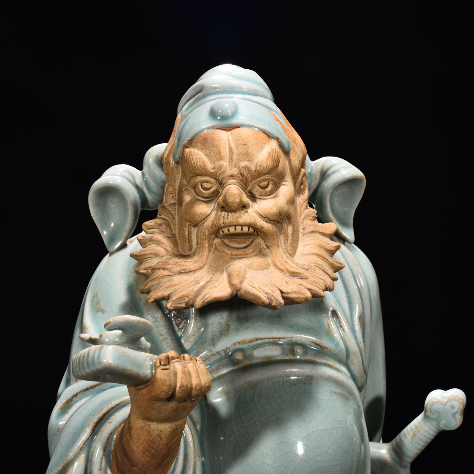 Song Dynasty Ru Kiln azure glaze Statue