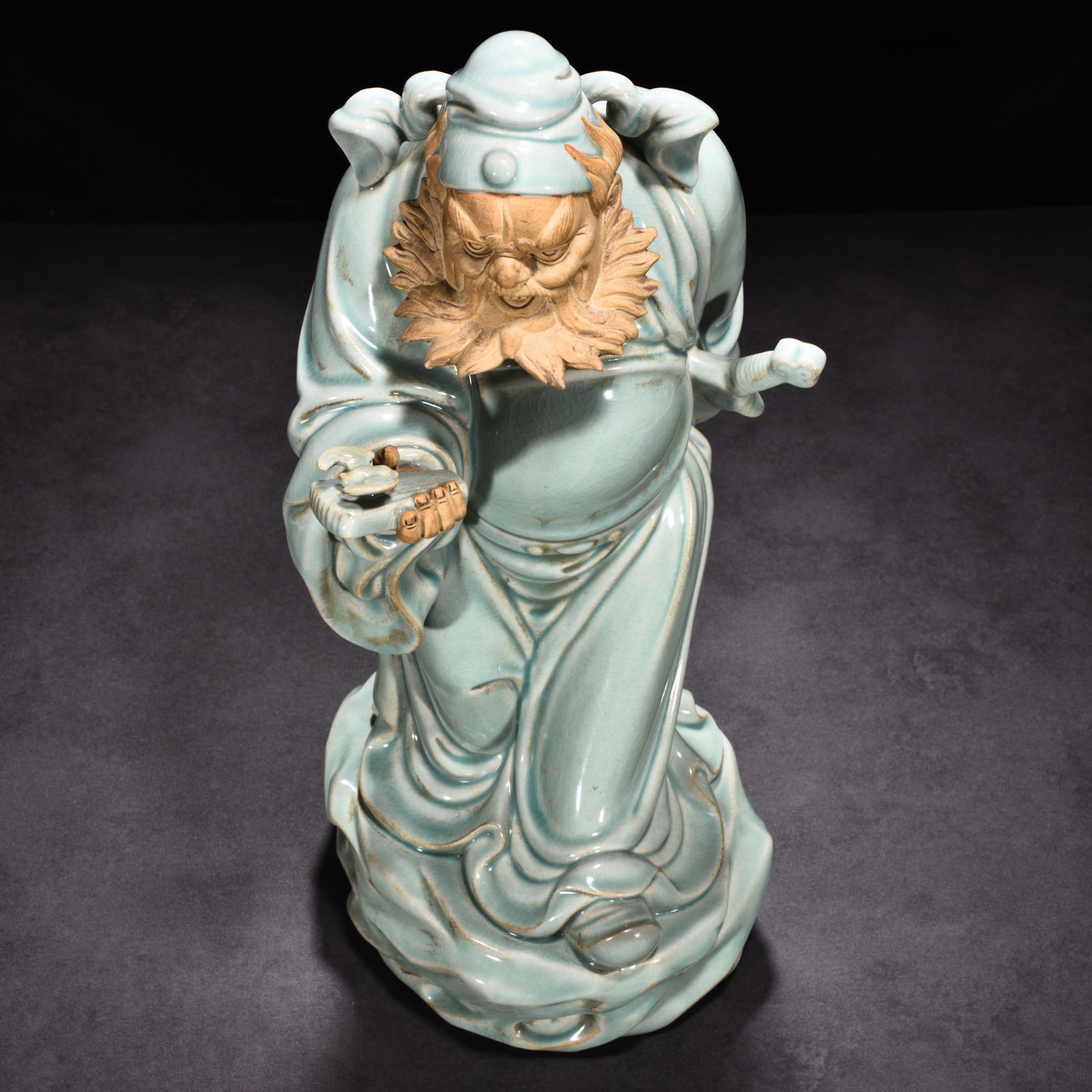 Song Dynasty Ru Kiln azure glaze Statue