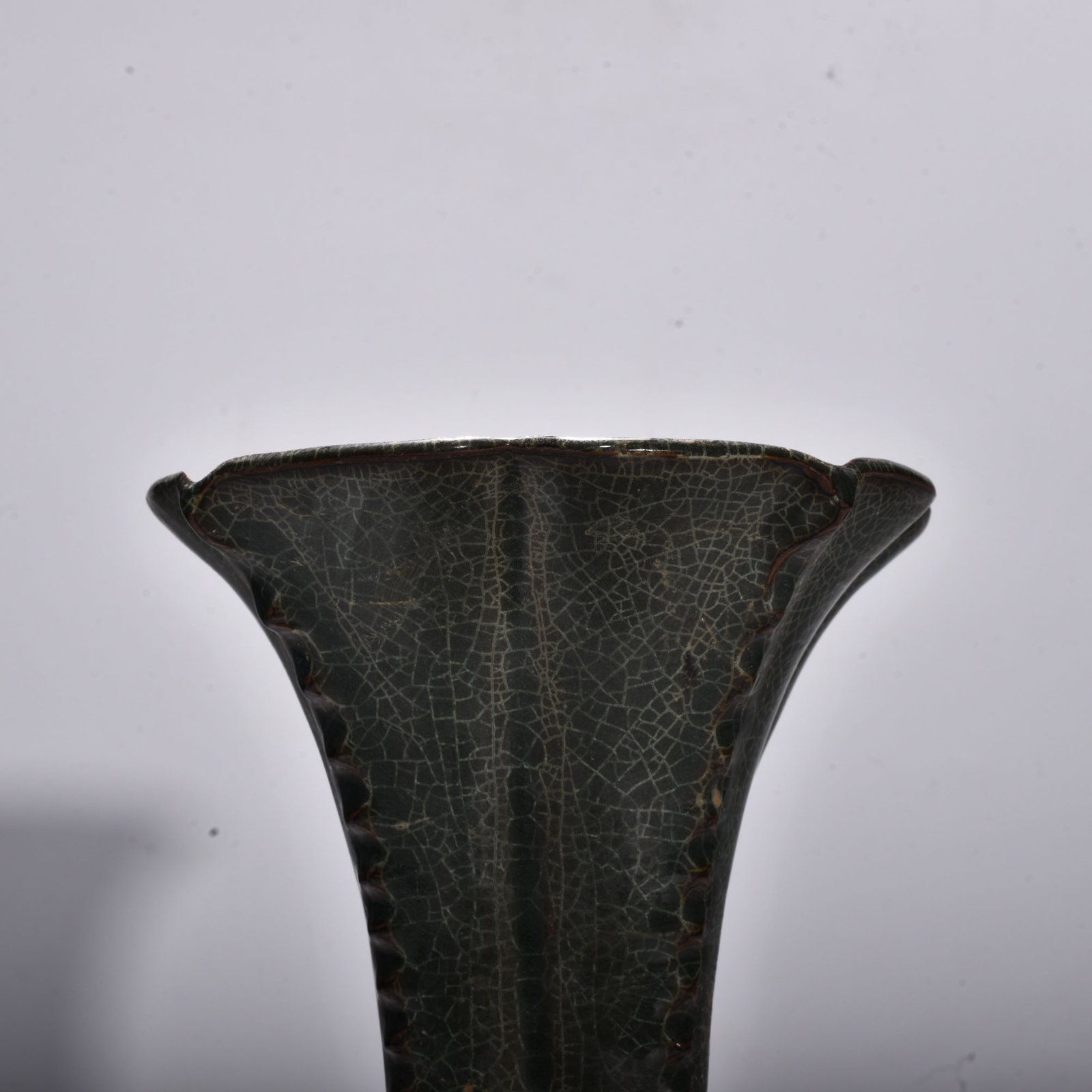 Song Dynasty Xikou kiln square flower goblet