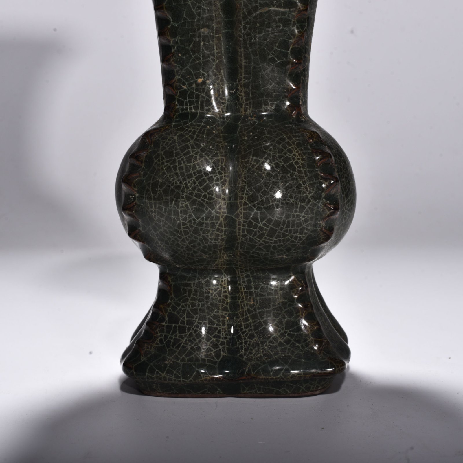 Song Dynasty Xikou kiln square flower goblet