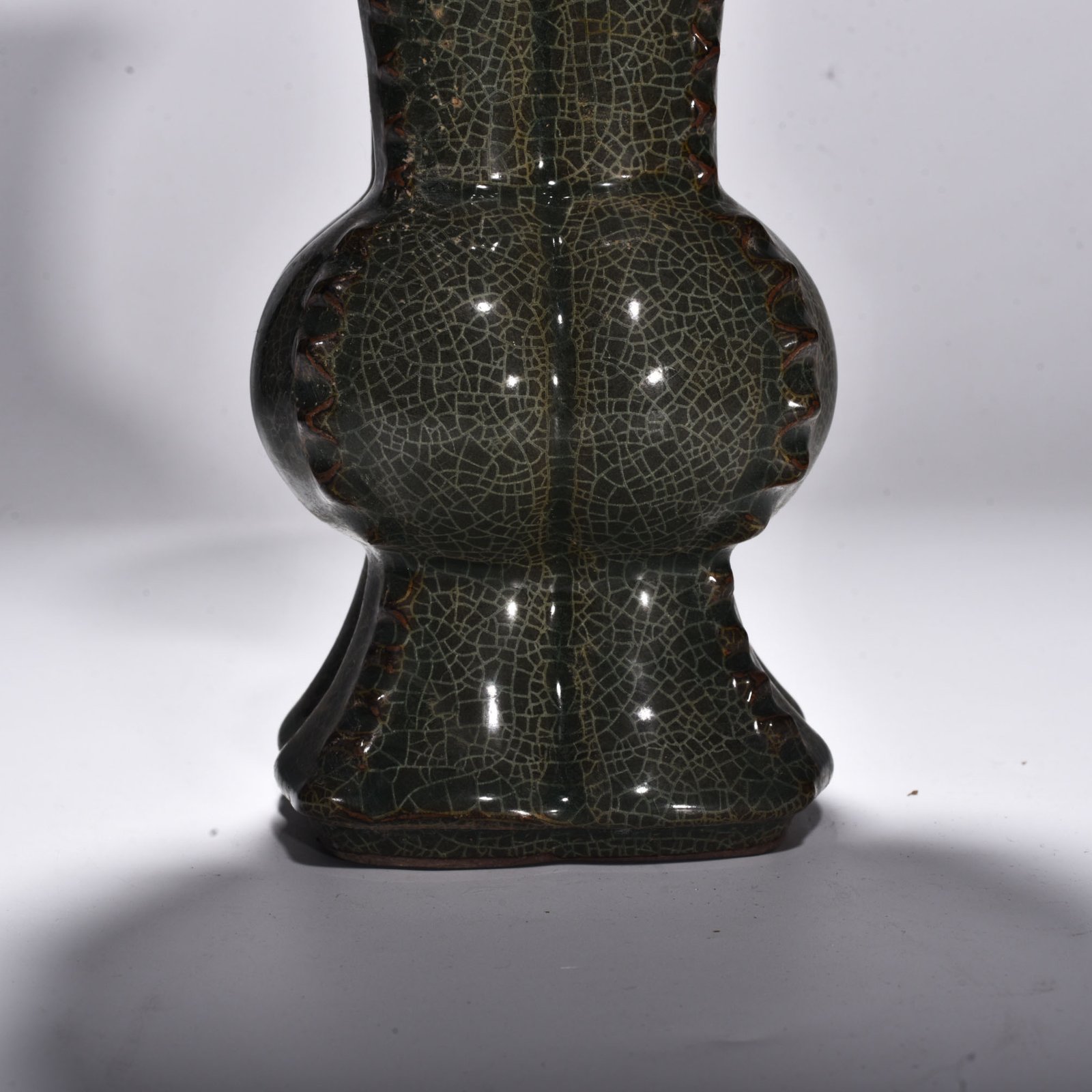Song Dynasty Xikou kiln square flower goblet