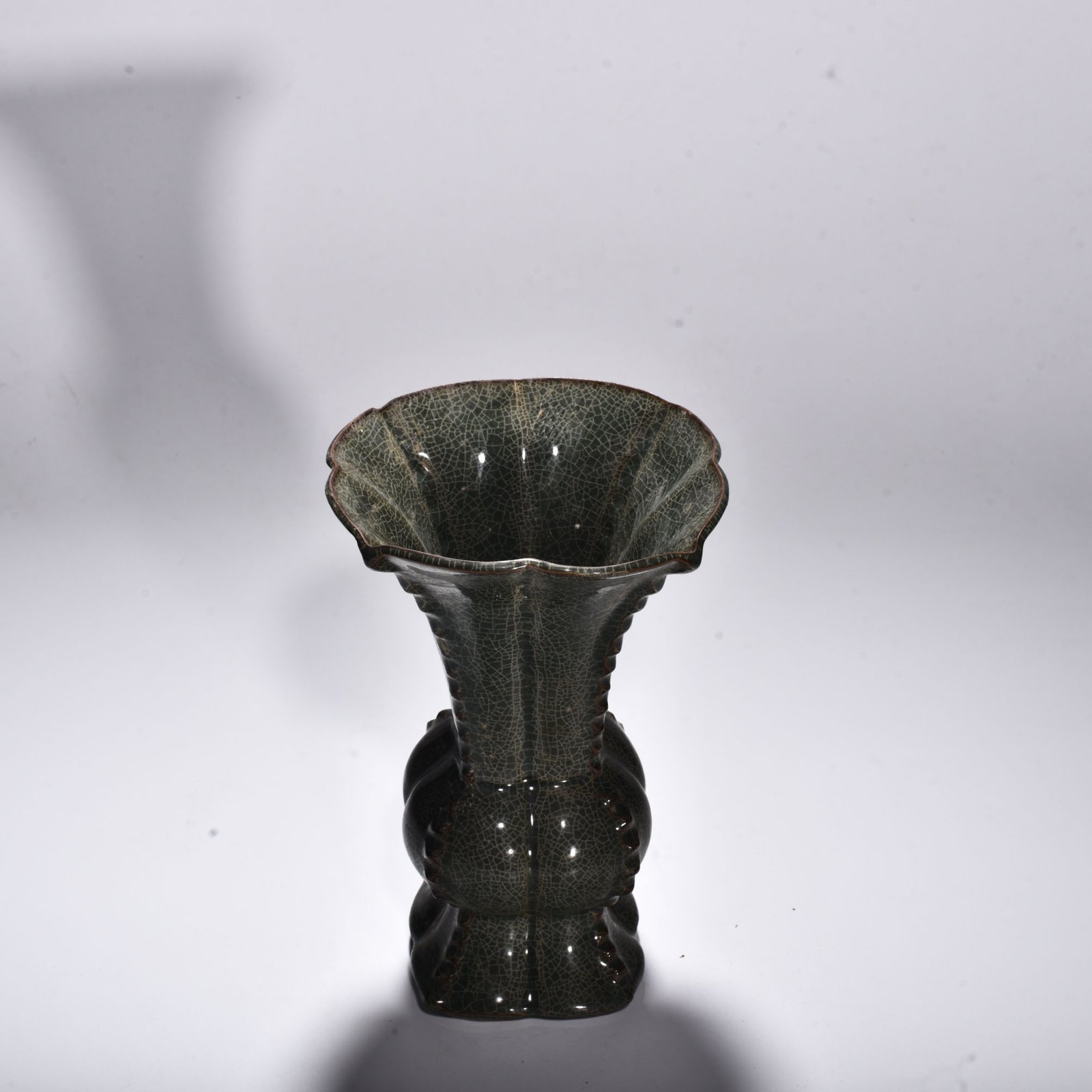 Song Dynasty Xikou kiln square flower goblet