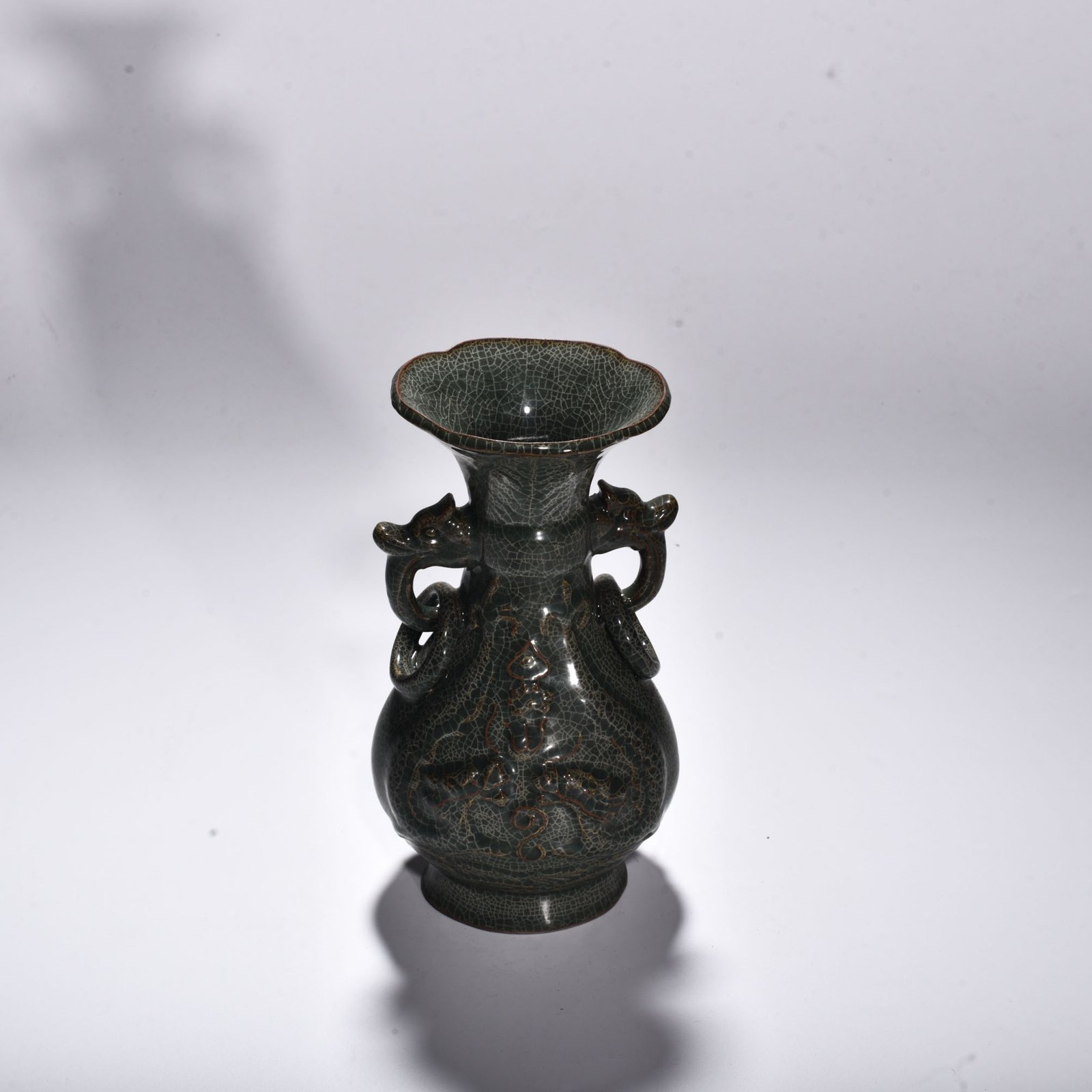 Song Dynasty Xikou kiln dragon pattern amphorae