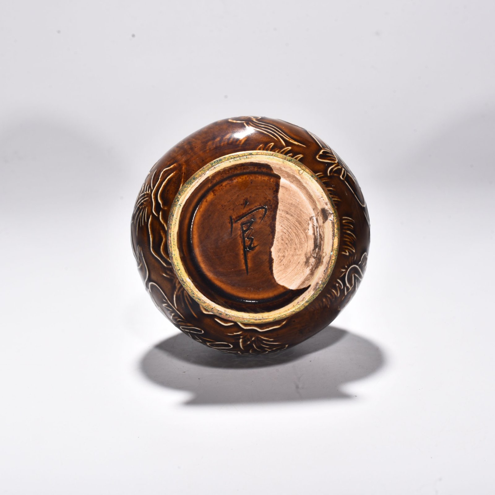 Song Dynasty official Dingying Garlic vase with pattern