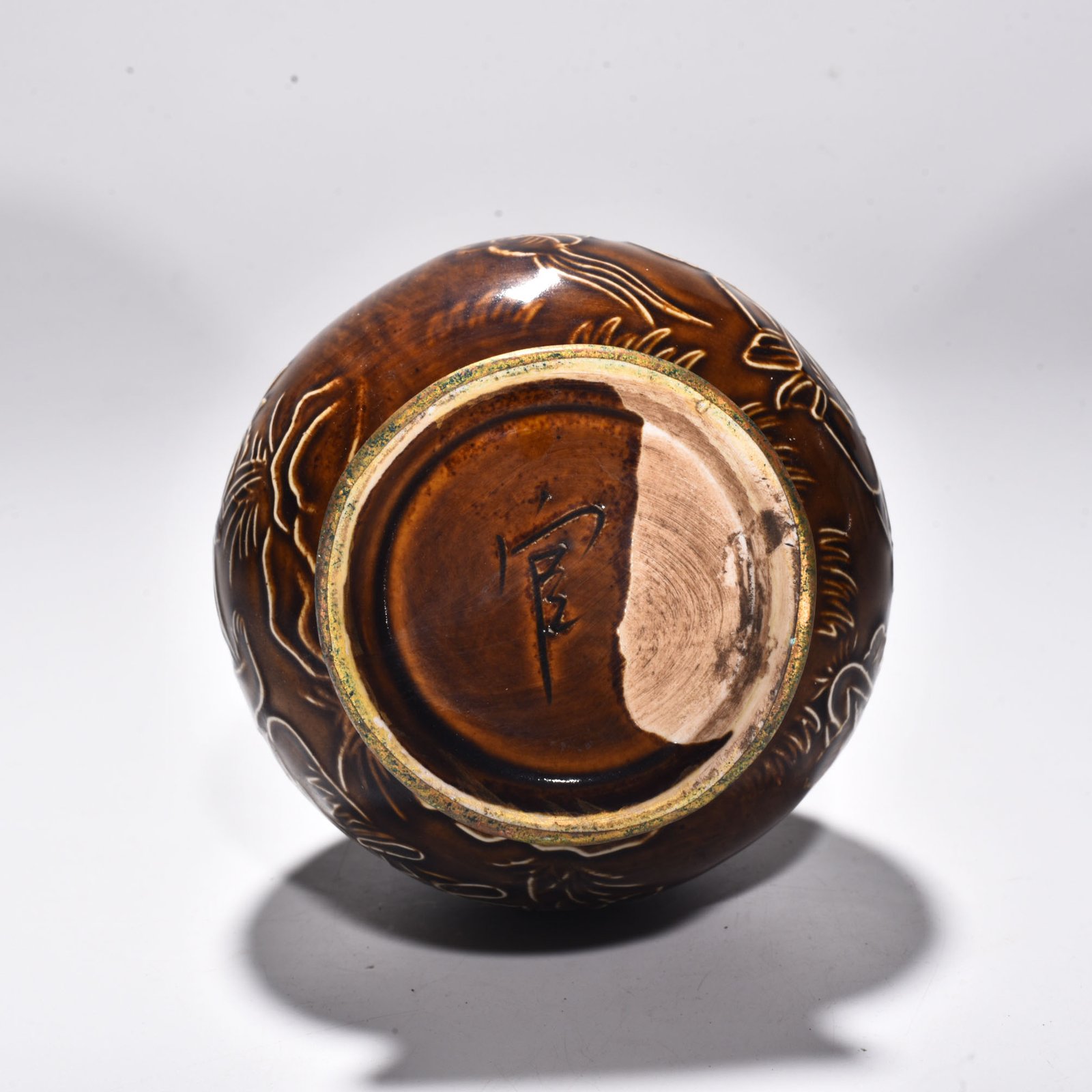 Song Dynasty official Dingying Garlic vase with pattern