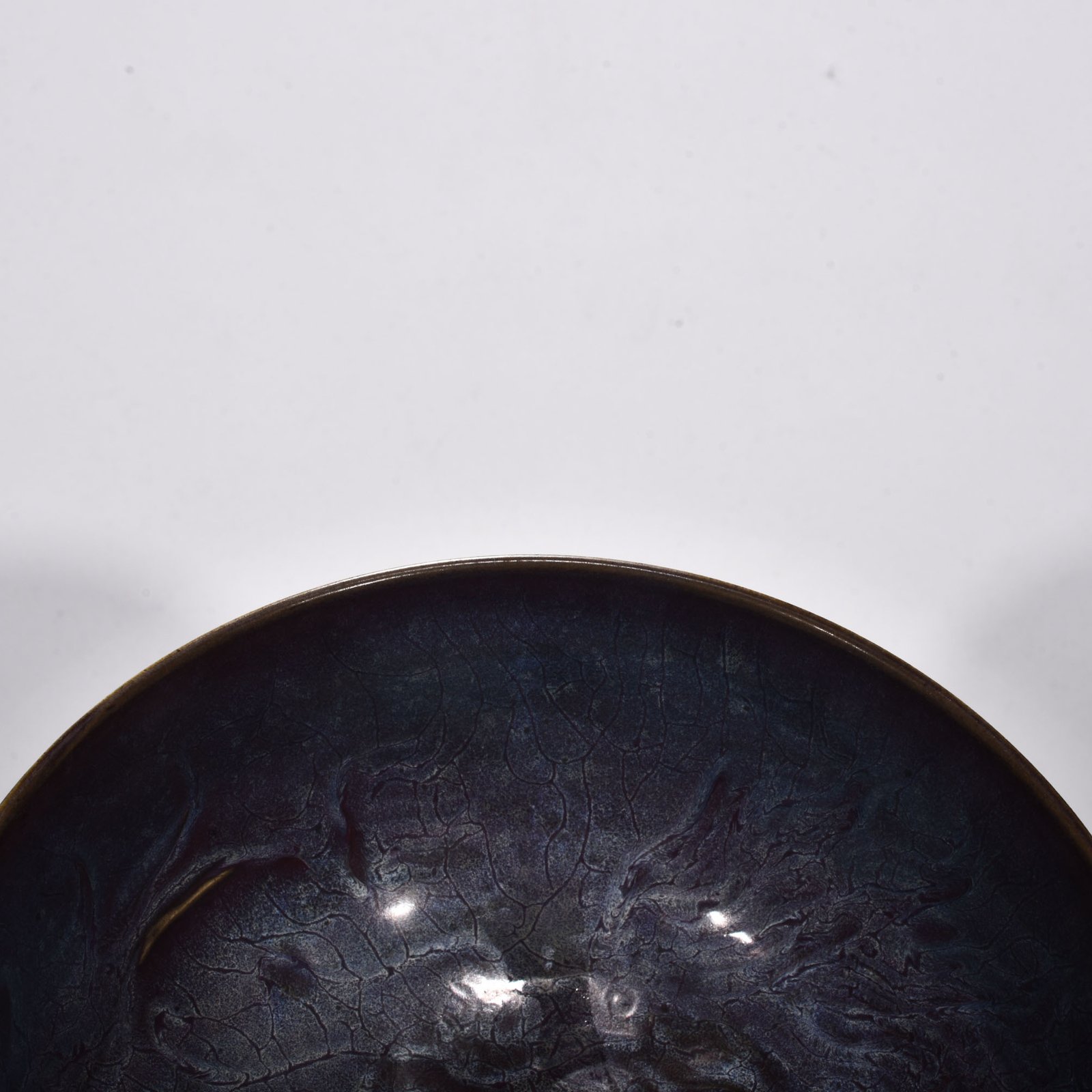 Song Dynasty Jun kiln rose purple glaze banana leaf bowl
