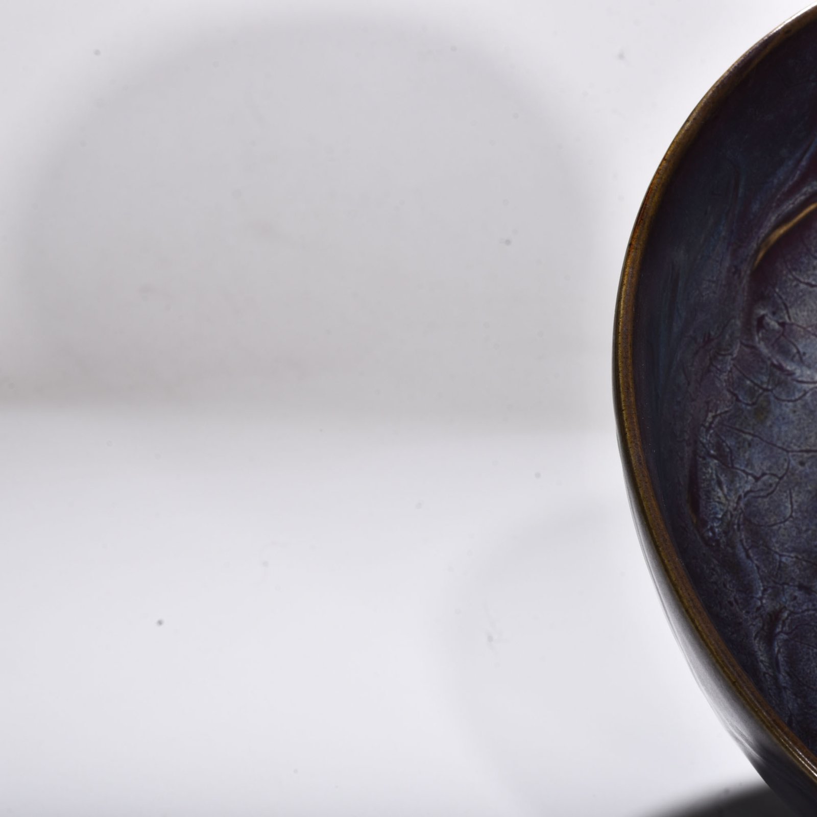 Song Dynasty Jun kiln rose purple glaze banana leaf bowl