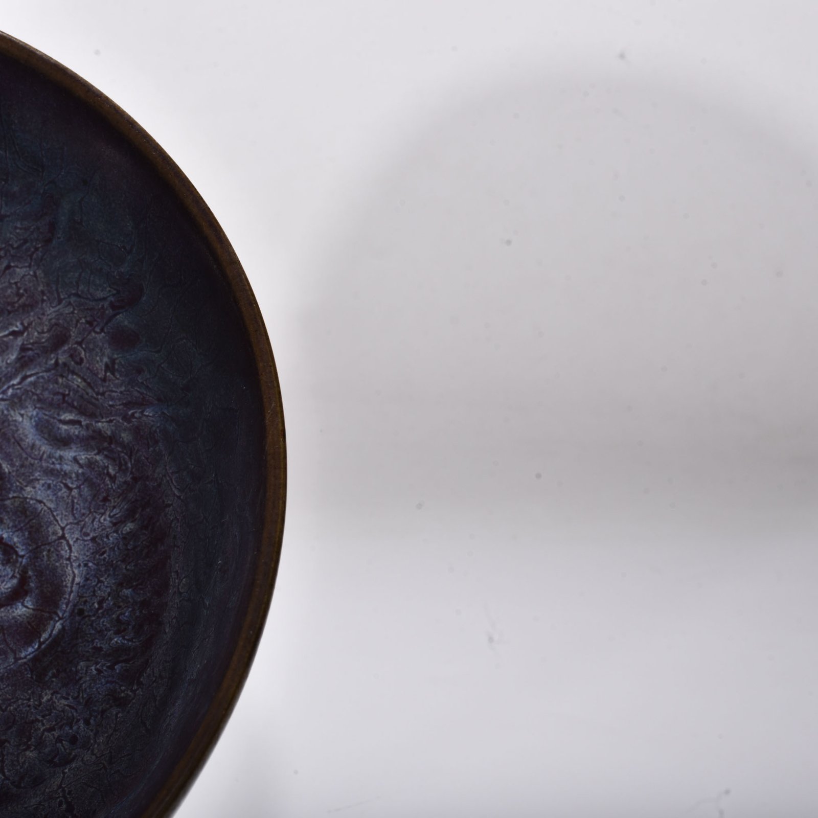 Song Dynasty Jun kiln rose purple glaze banana leaf bowl