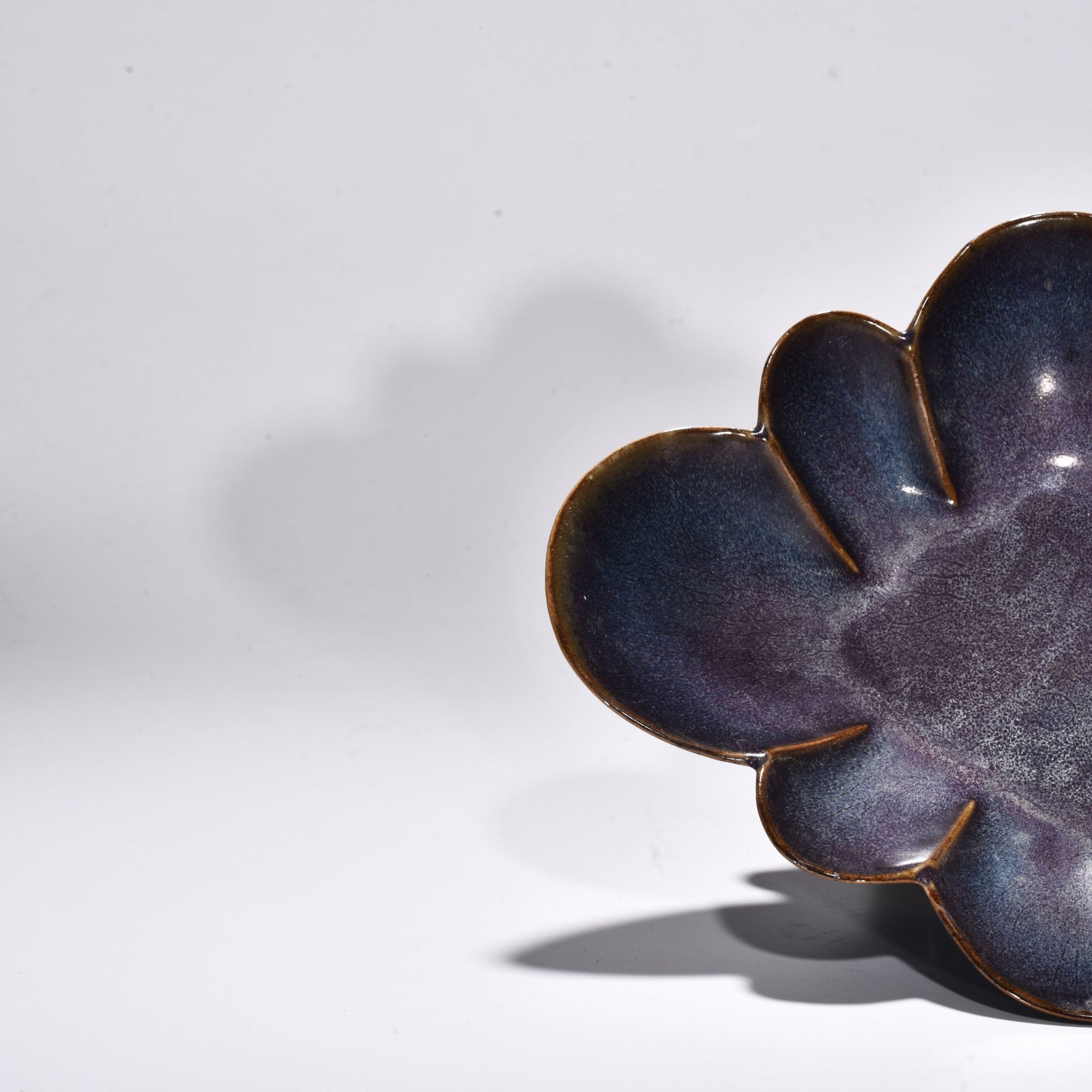 Song Dynasty Jun kiln rose purple glaze Begonia style washer
