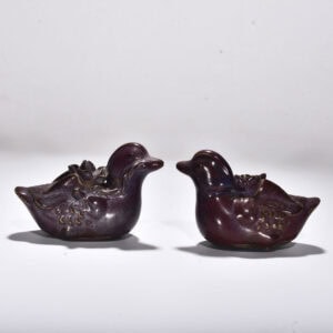 Song Dynasty Jun kiln rose purple glaze inkstone