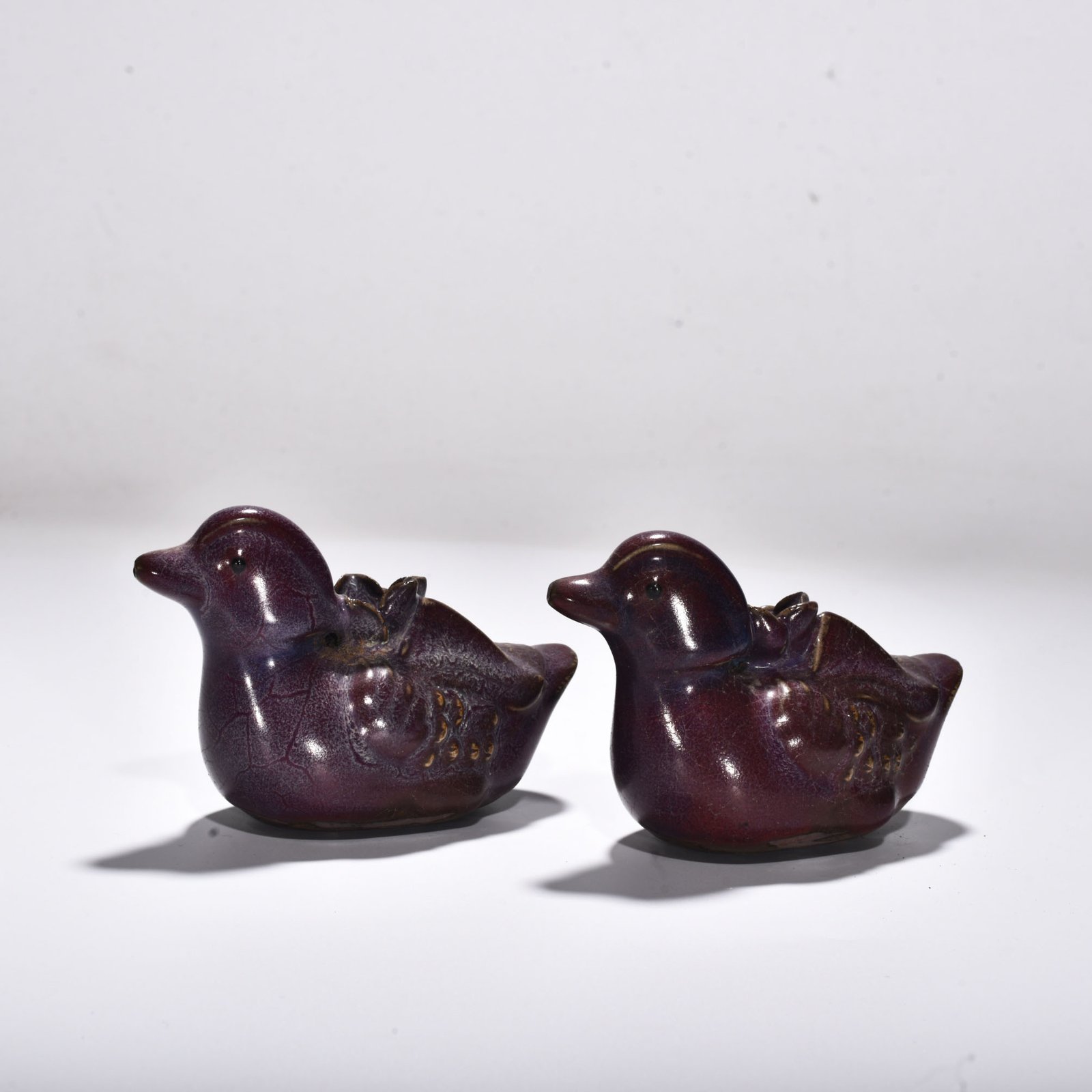 Song Dynasty Jun kiln rose purple glaze inkstone
