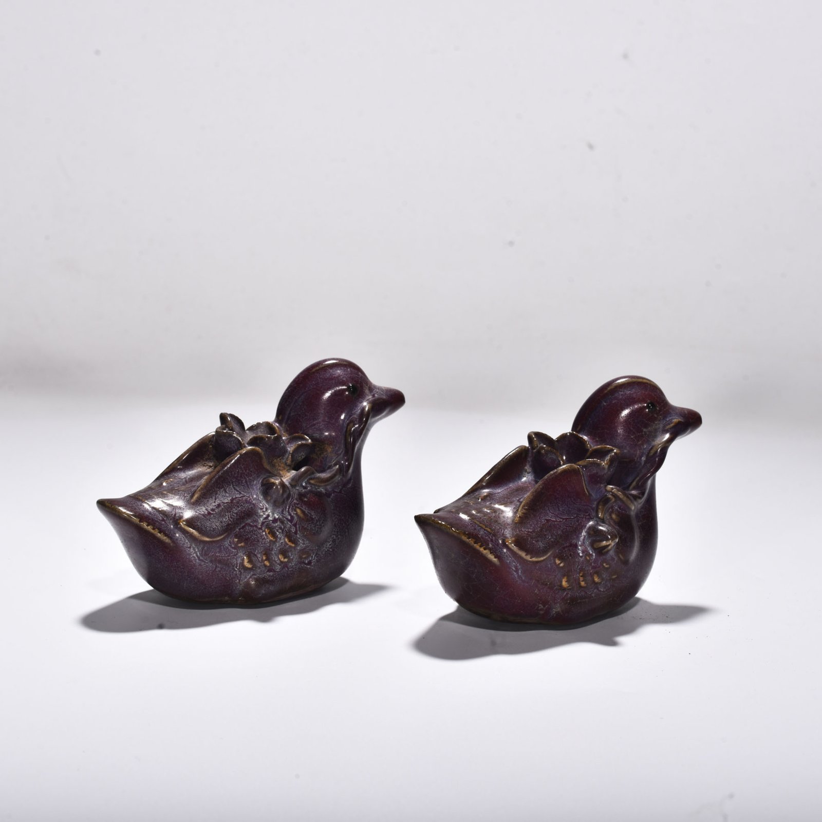 Song Dynasty Jun kiln rose purple glaze inkstone
