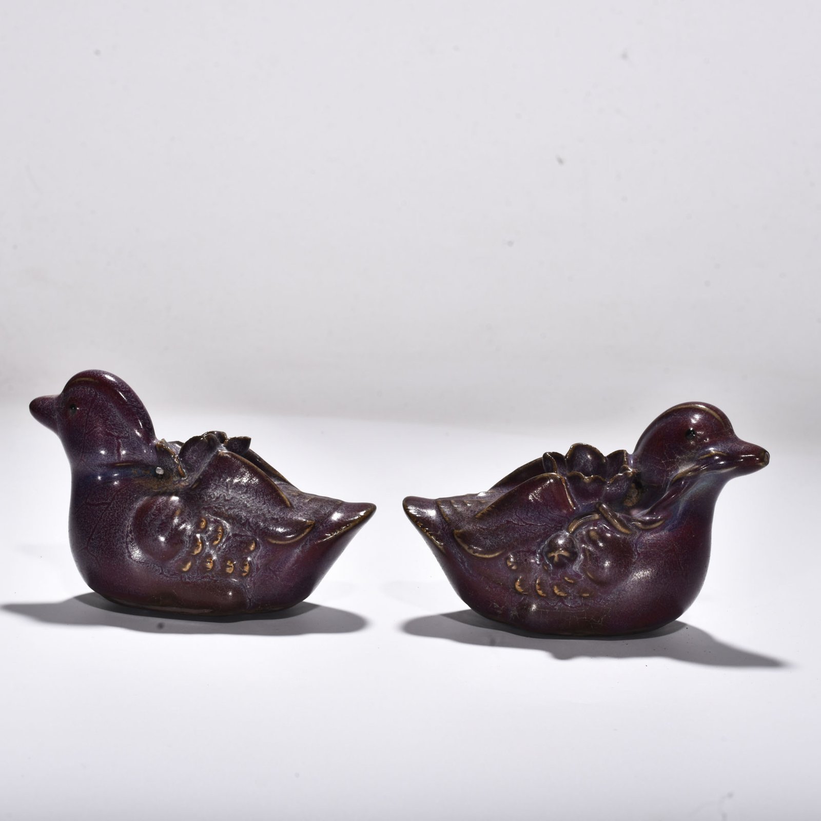 Song Dynasty Jun kiln rose purple glaze inkstone