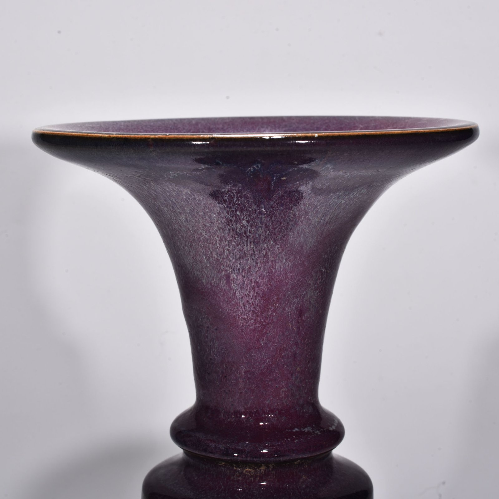 Song Dynasty Jun kiln rose purple glaze vase
