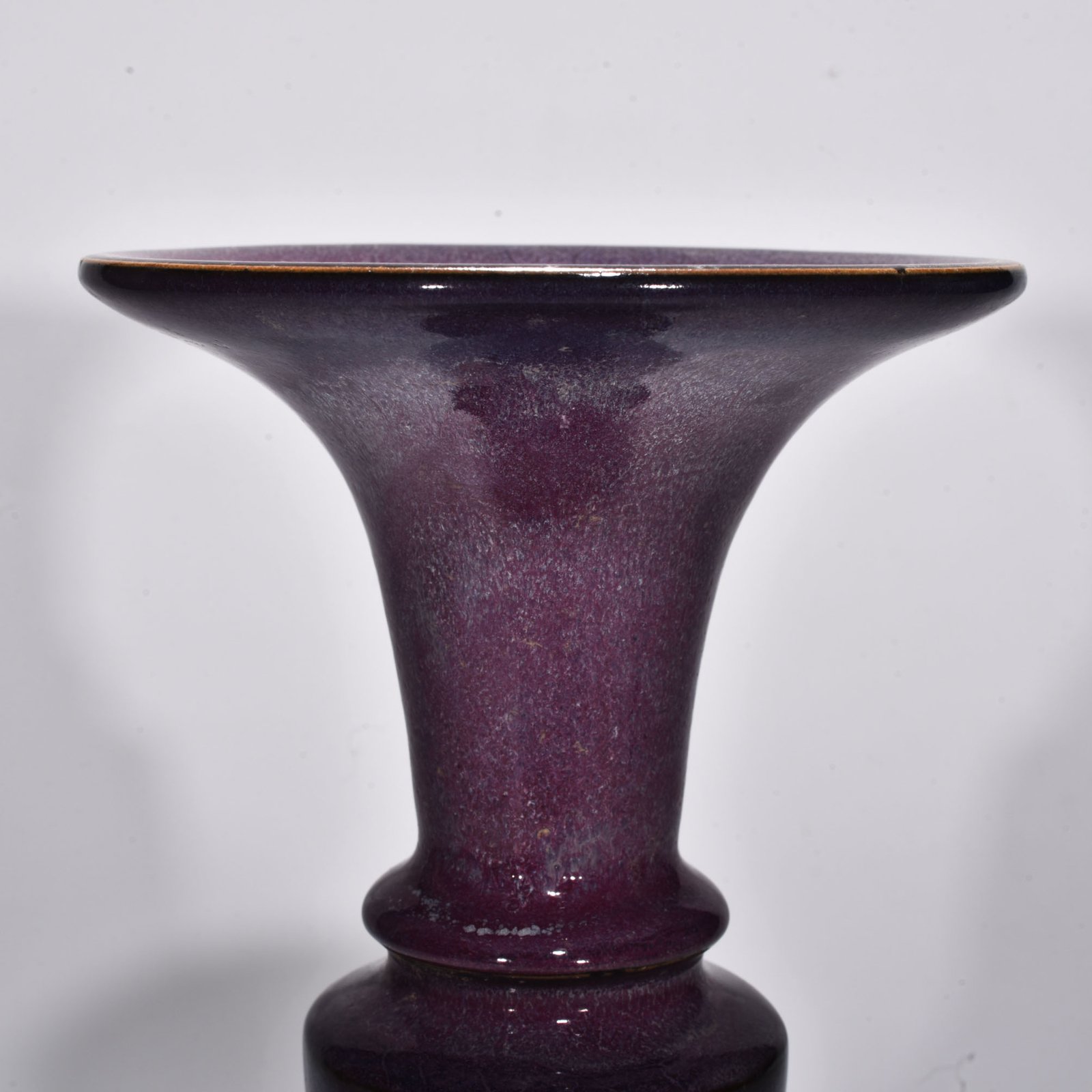 Song Dynasty Jun kiln rose purple glaze vase
