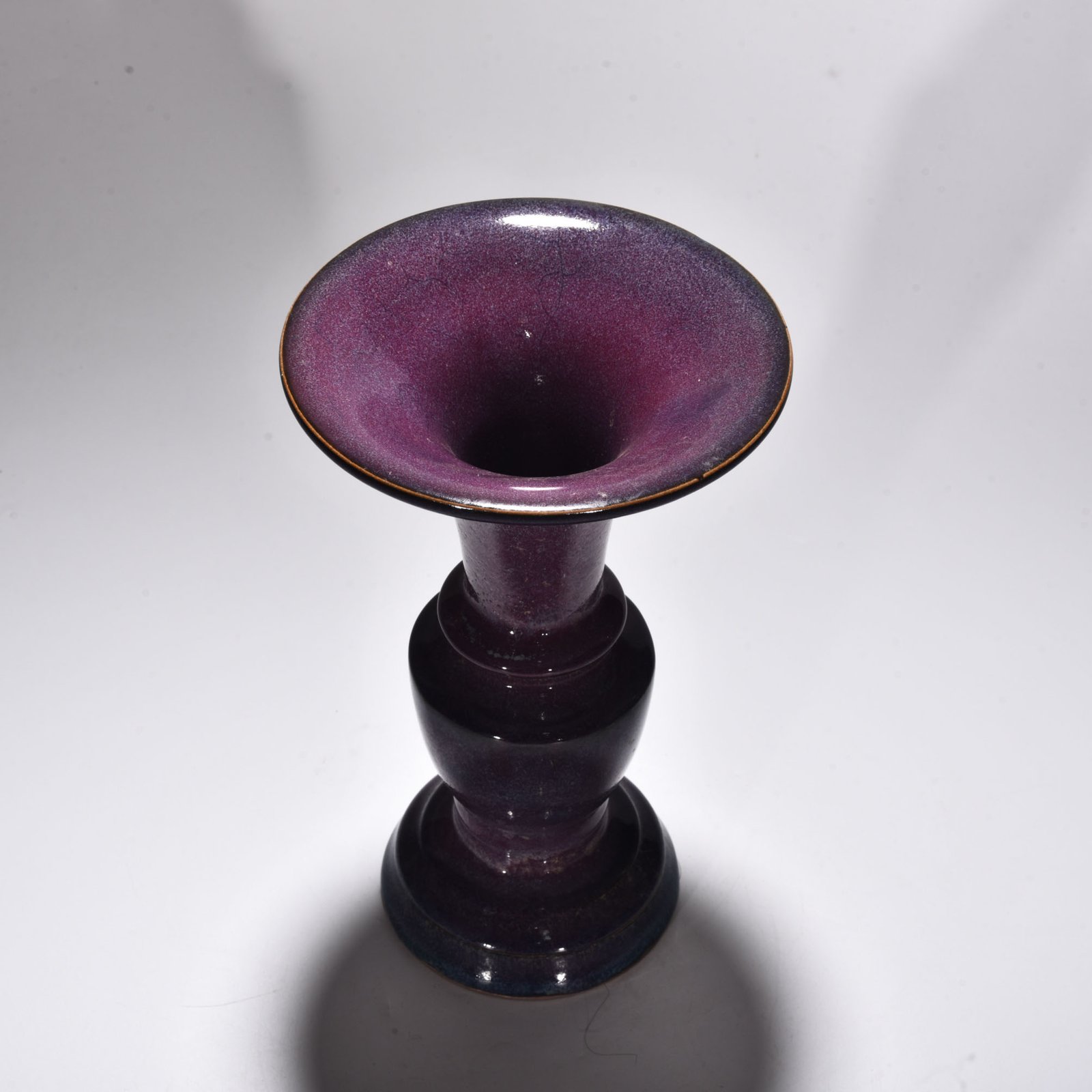 Song Dynasty Jun kiln rose purple glaze vase