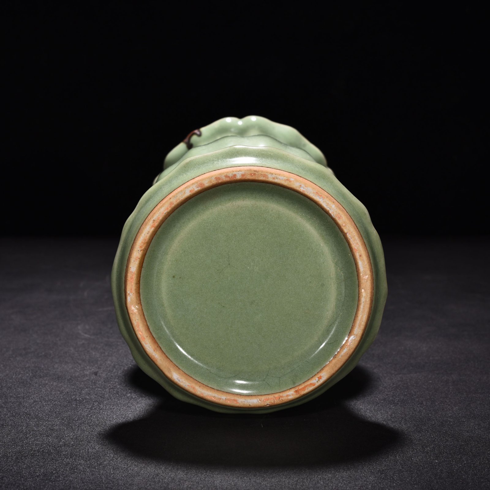 Song Dynasty kiln plum celadon glaze dotted flower goblet