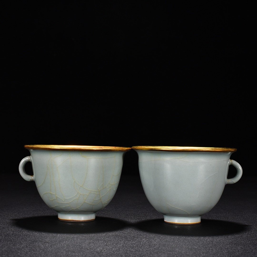 Song Dynasty kiln pink celadon glaze cup