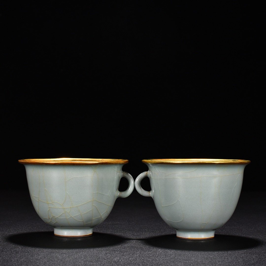 Song Dynasty kiln pink celadon glaze cup