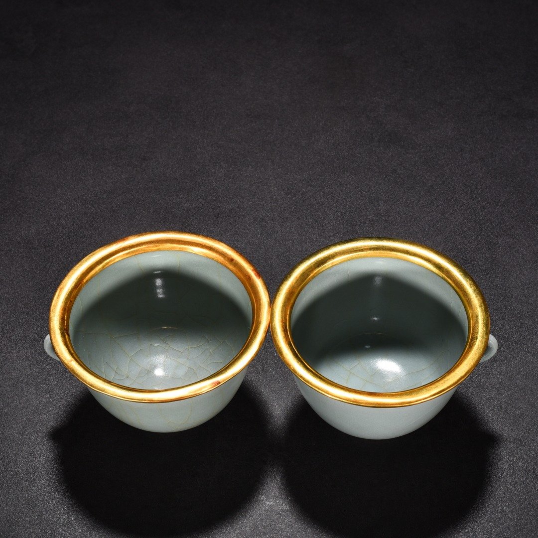 Song Dynasty kiln pink celadon glaze cup